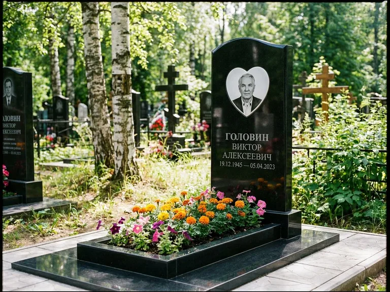 Овальный цветной портрет на керамике в Набережных Челнах