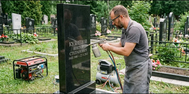 Гравировка с выездом — гравировка на памятник в Набережных Челнах
