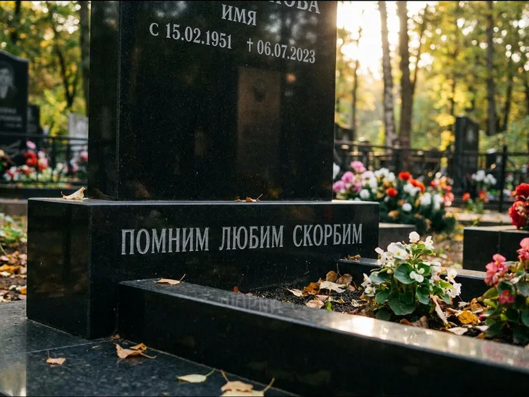 Эпитафия — гравировка с выездом на кладбище в Набережных Челнах