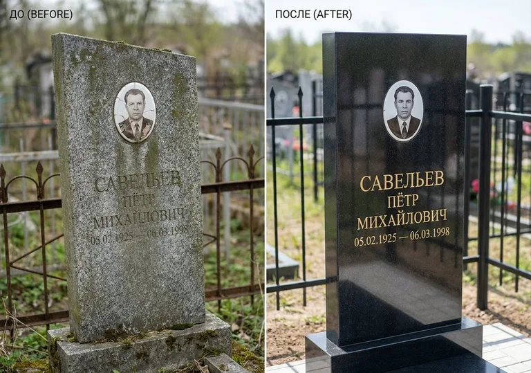 Комплексная реставрация старого памятника: до и после в Набережных Челнах