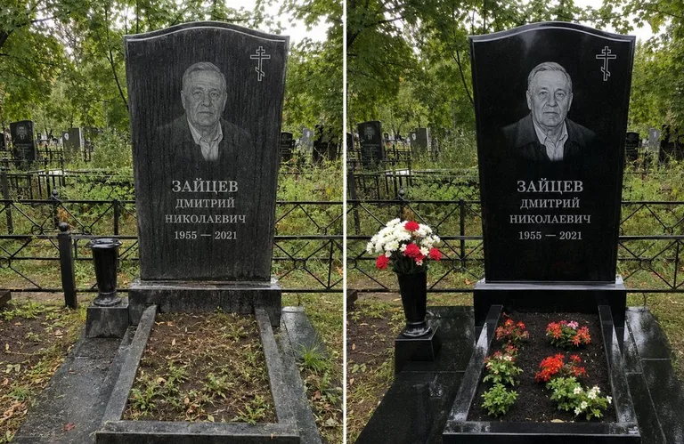 Уборка комплекса со скамьёй и плиткой до и после в Набережных Челнах