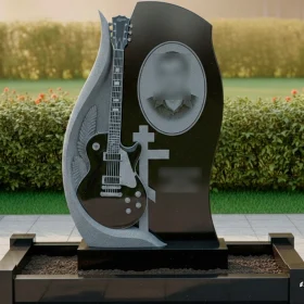 Православный памятник с крестом и комплексом - ПН038