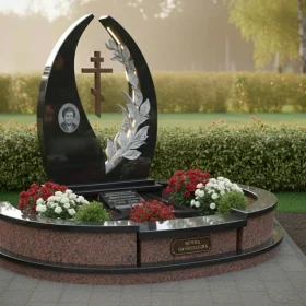 Православный элитный Гранитный памятник - ПН374