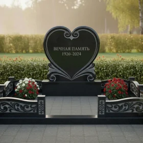 Вертикальный комбинированный памятник ПН523