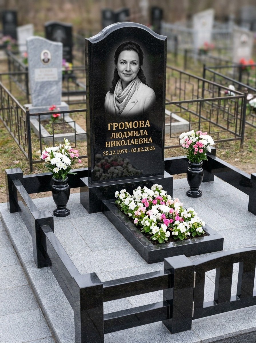 Портрет на памятнике в Набережных Челнах — Чёрно-белый портрет подготовили под станок — гравировка на стеле