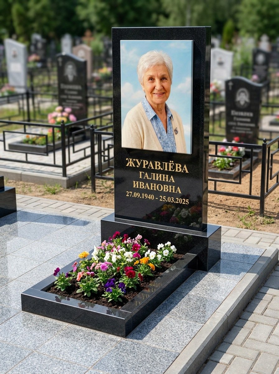Портрет на памятнике в Набережных Челнах — Портрет в полный рост — керамогранит 400×600 мм