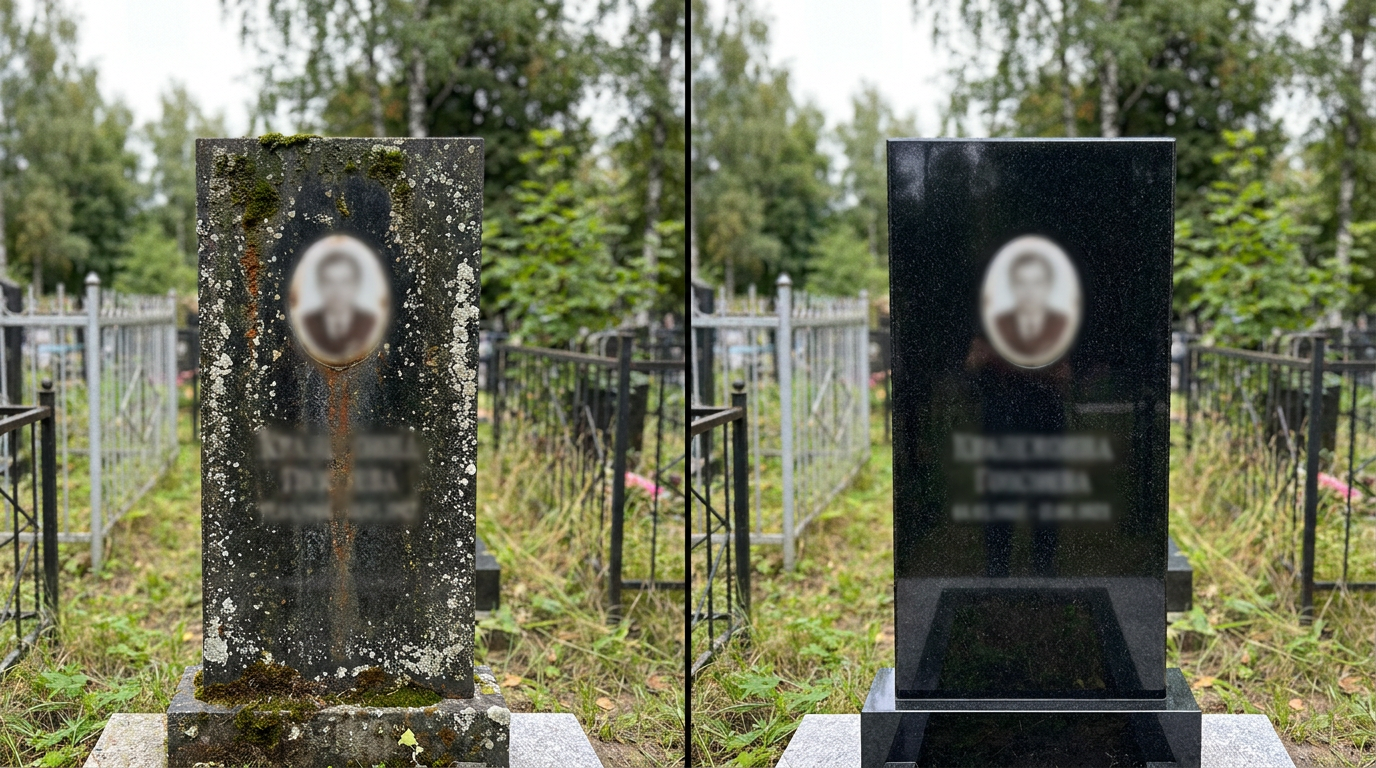 Реставрация памятника в Набережных Челнах — пример 1