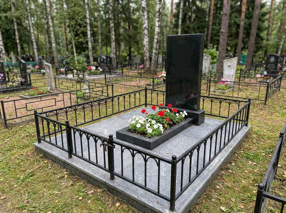 Уборка могилы в Набережных Челнах — пример 3