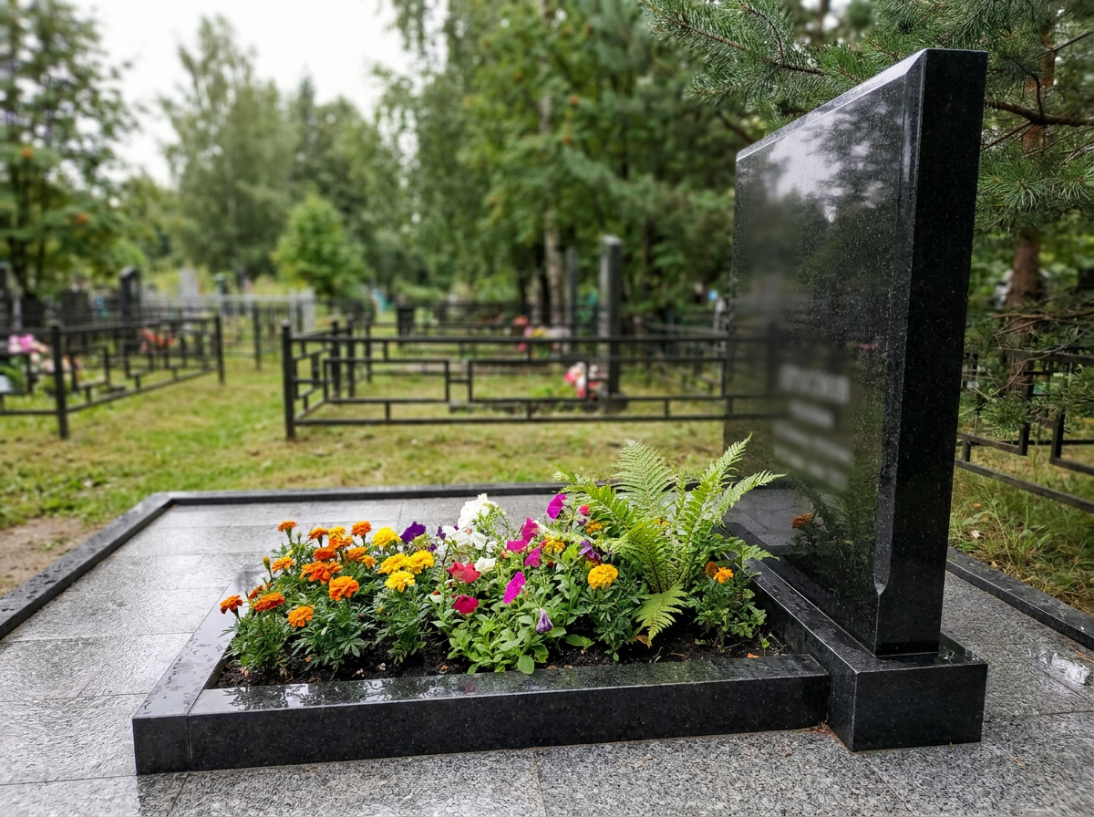 Уборка могилы в Набережных Челнах — пример 6
