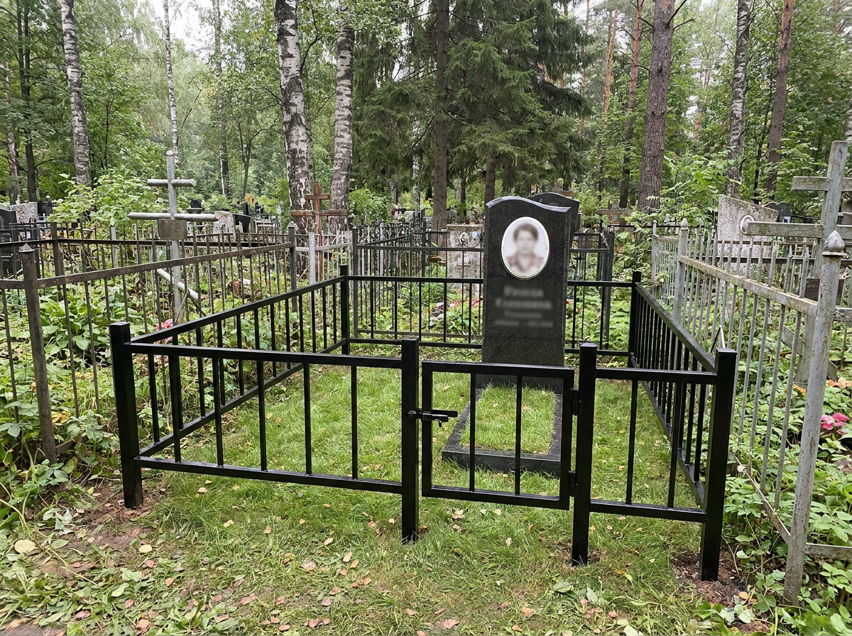 Установка ограды в Набережных Челнах — пример 4