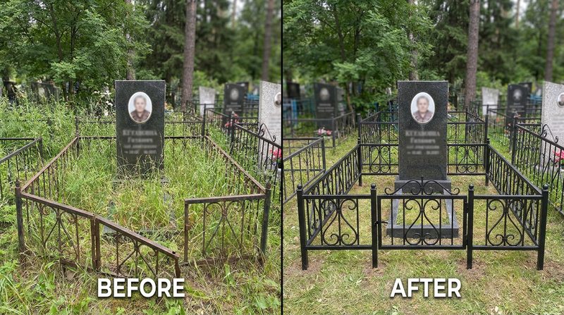 Установка ограды в Набережных Челнах — пример 2